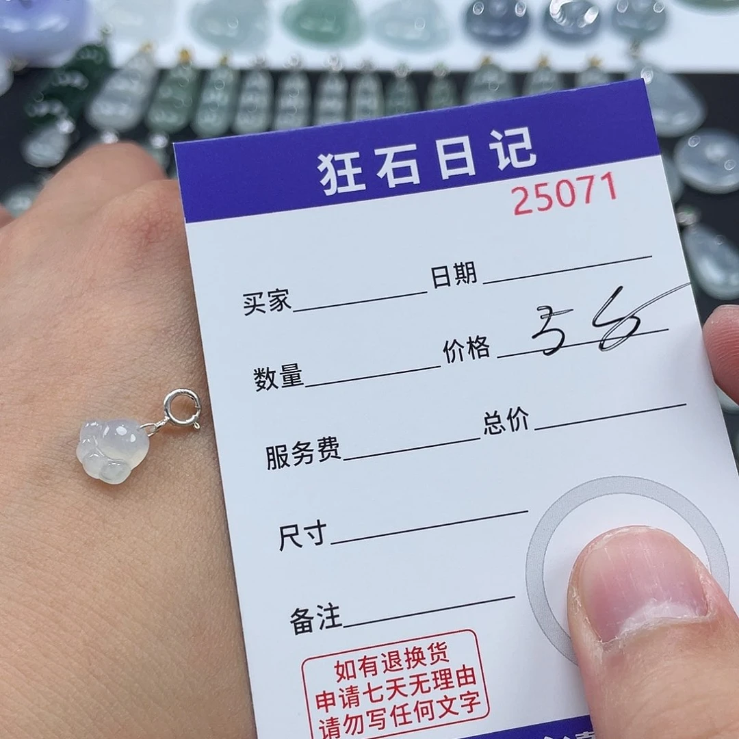 翡翠银S925镶嵌颈饰