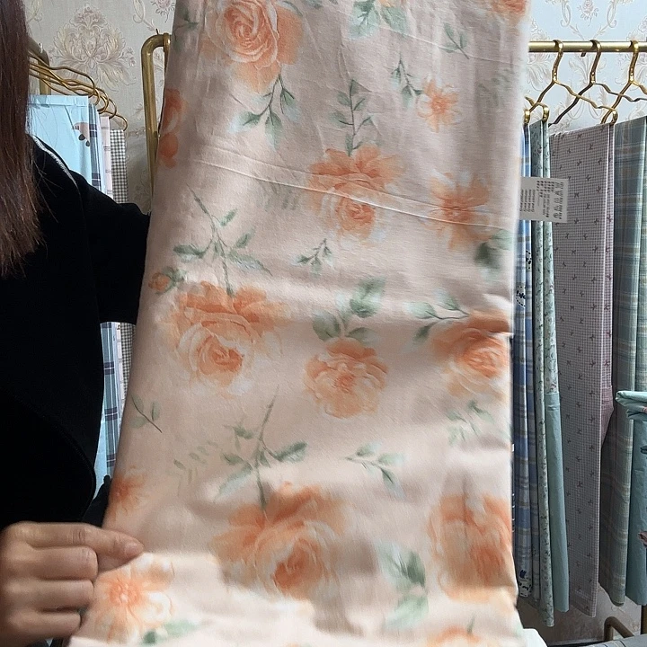 全棉全棉加厚橙色福利被套180✖️220