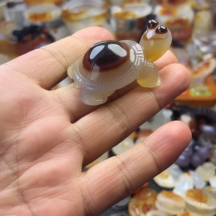 扯***淡玛瑙/玉髓未镶嵌手把件和小摆件