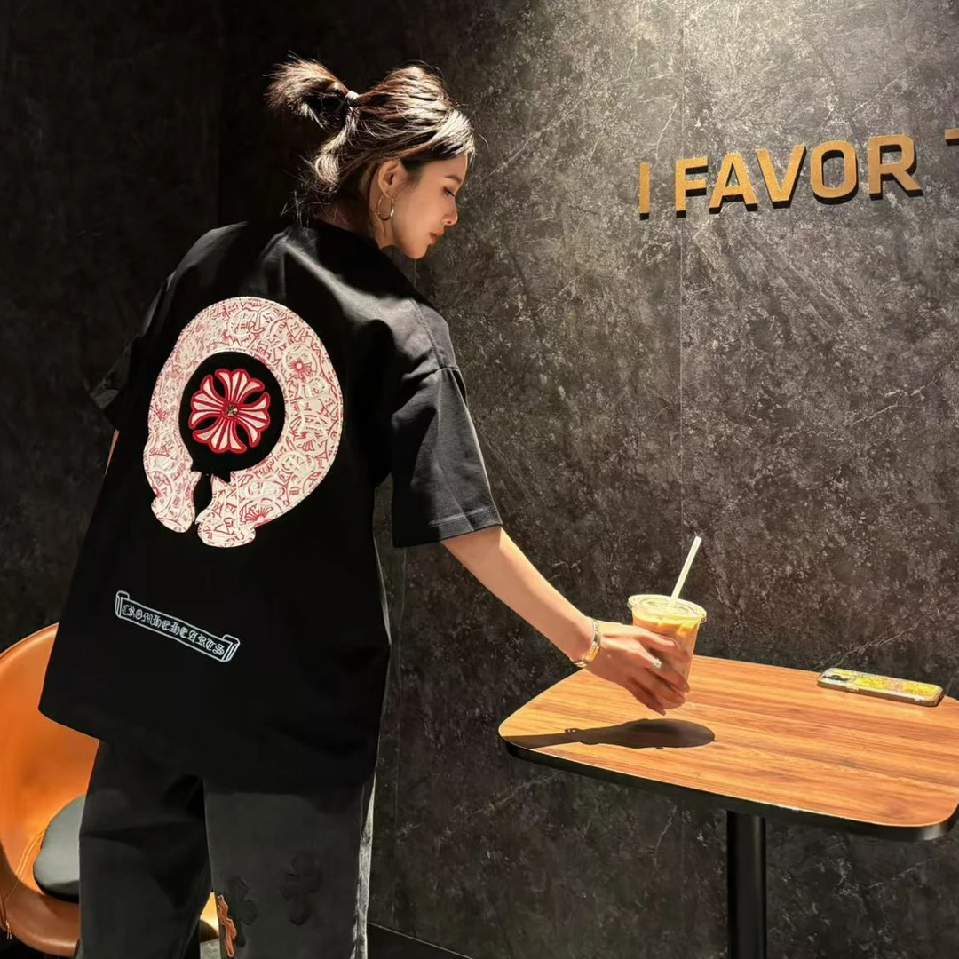 2552KE罗家新款重克320克短袖T恤时尚百搭 高端