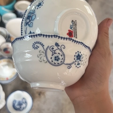 陶瓷4.5寸碗两个陶瓷