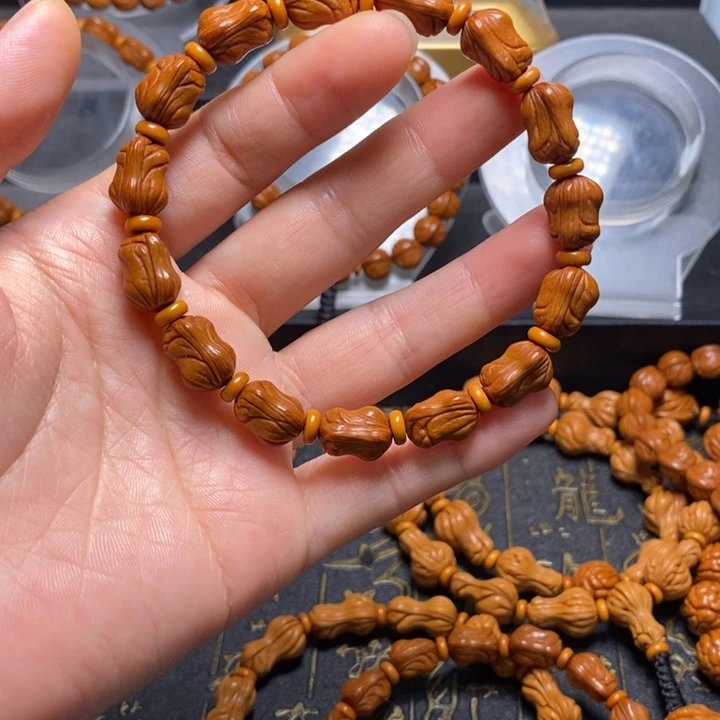 手串桃核迷你小花生手串9