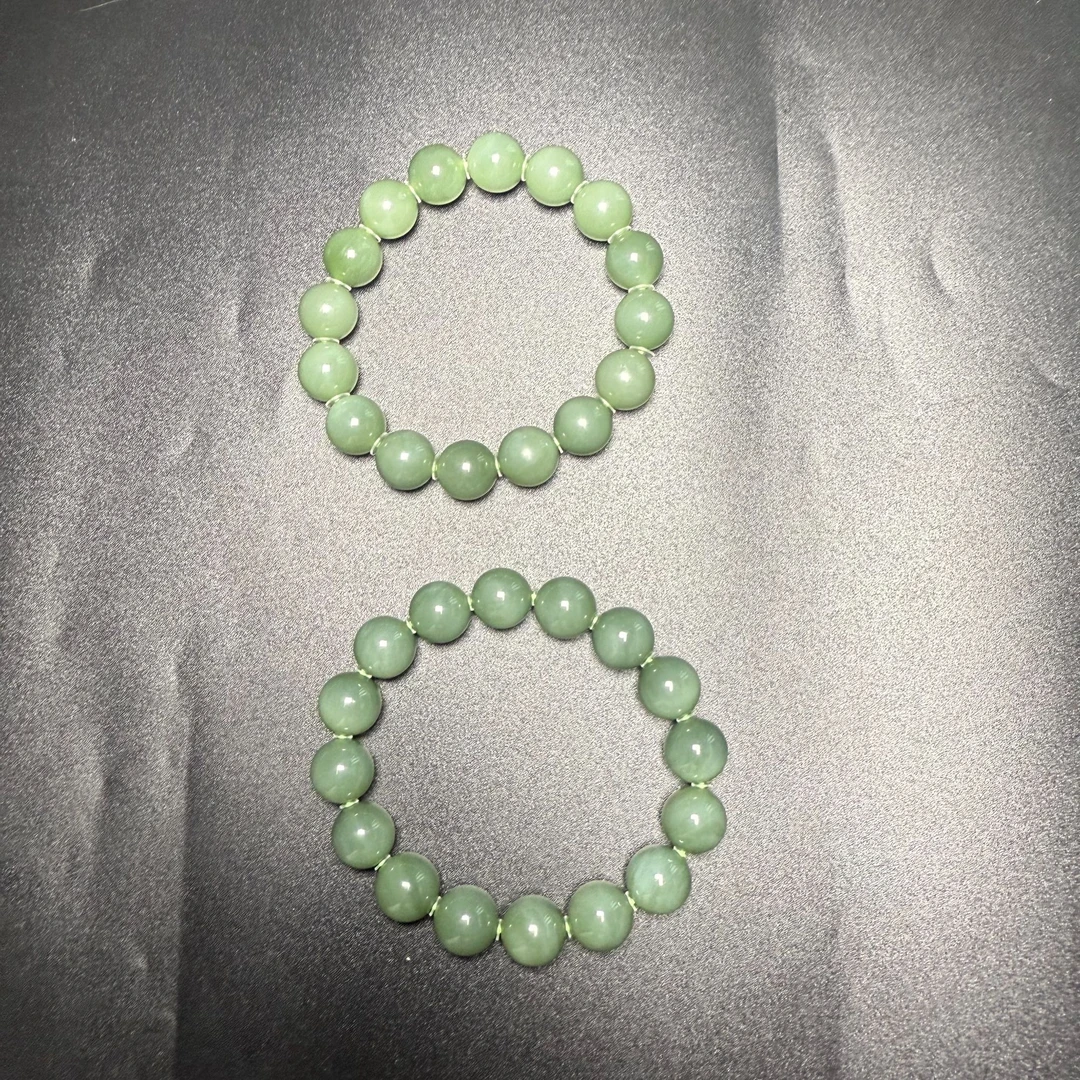 【玉经纶】181128/HQ122-和田玉手串-多样性发其一