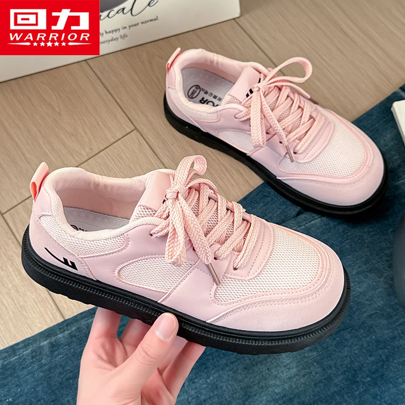 回力女鞋板鞋2025春季新款休闲百搭网面透气小众女士小白鞋子女款