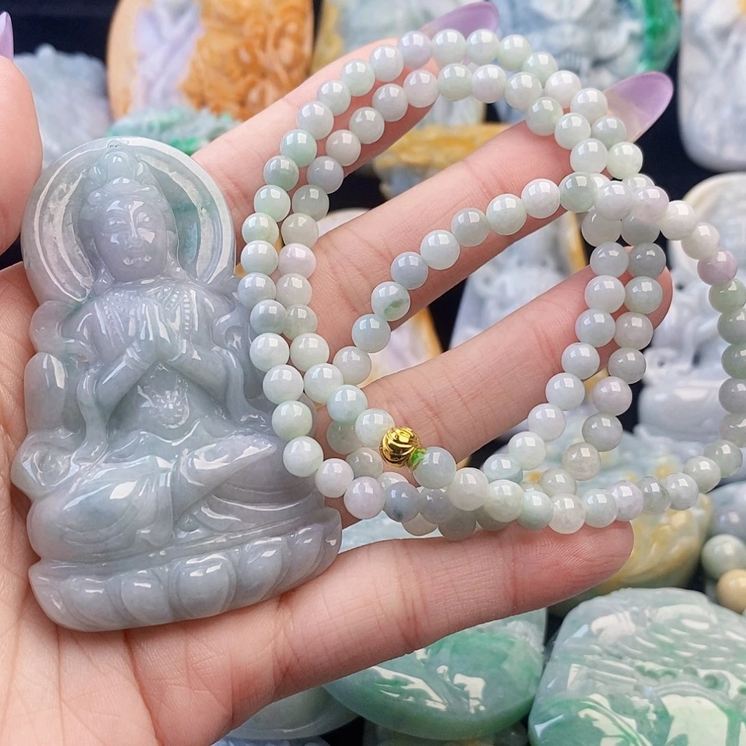 顾***翡翠未镶嵌吊坠(不含链)