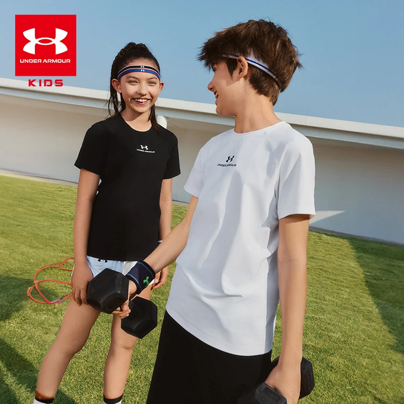 Under Armour/安德玛夏季新款儿童短袖T恤舒适透气速干衣儿童童装