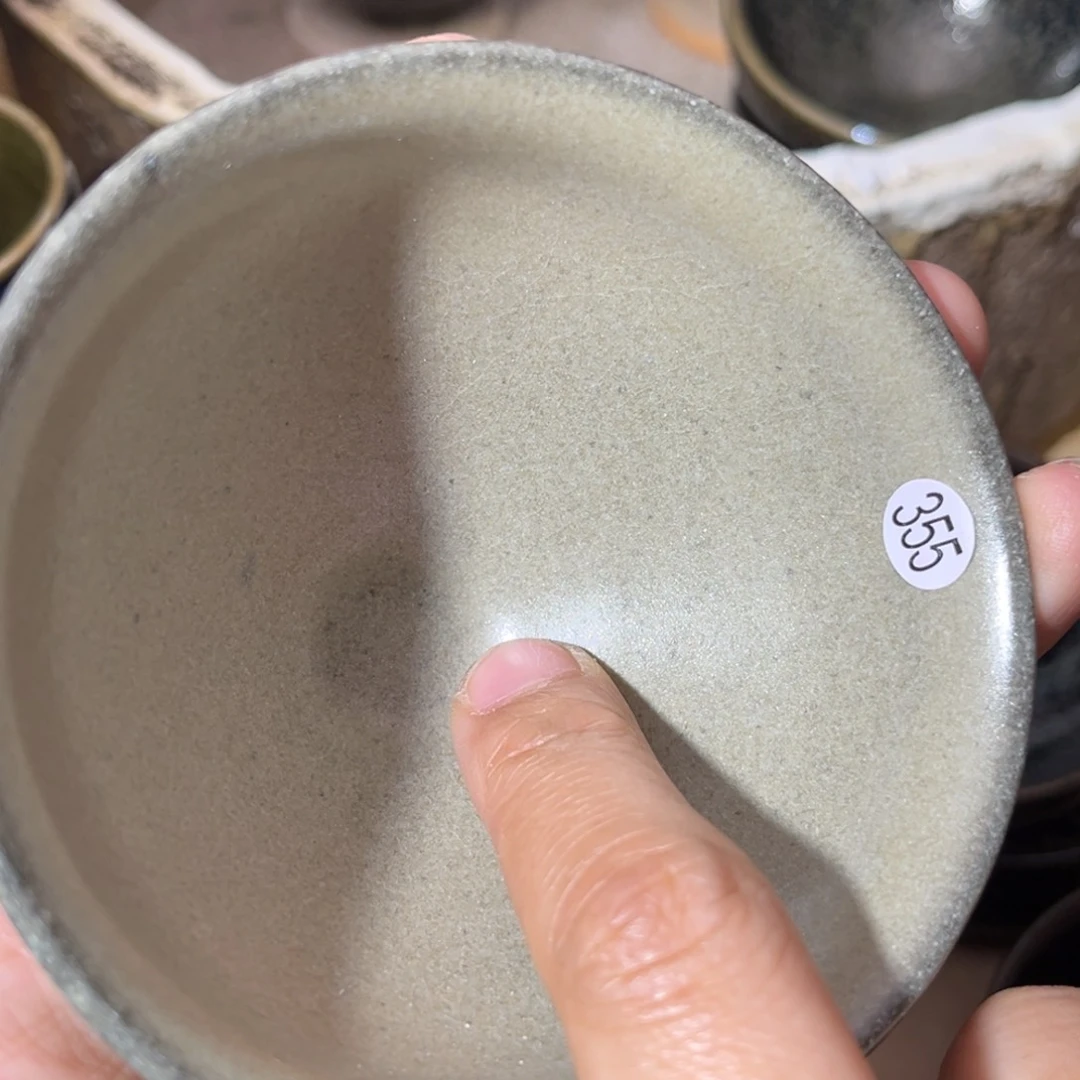 茶盏义兴龙窑坚持真柴微瑕