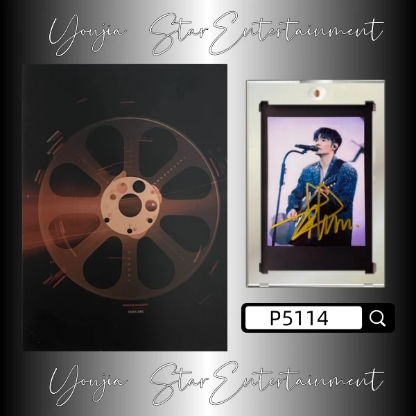 P5114【李荣浩】正品拍立得照片 黑边边框