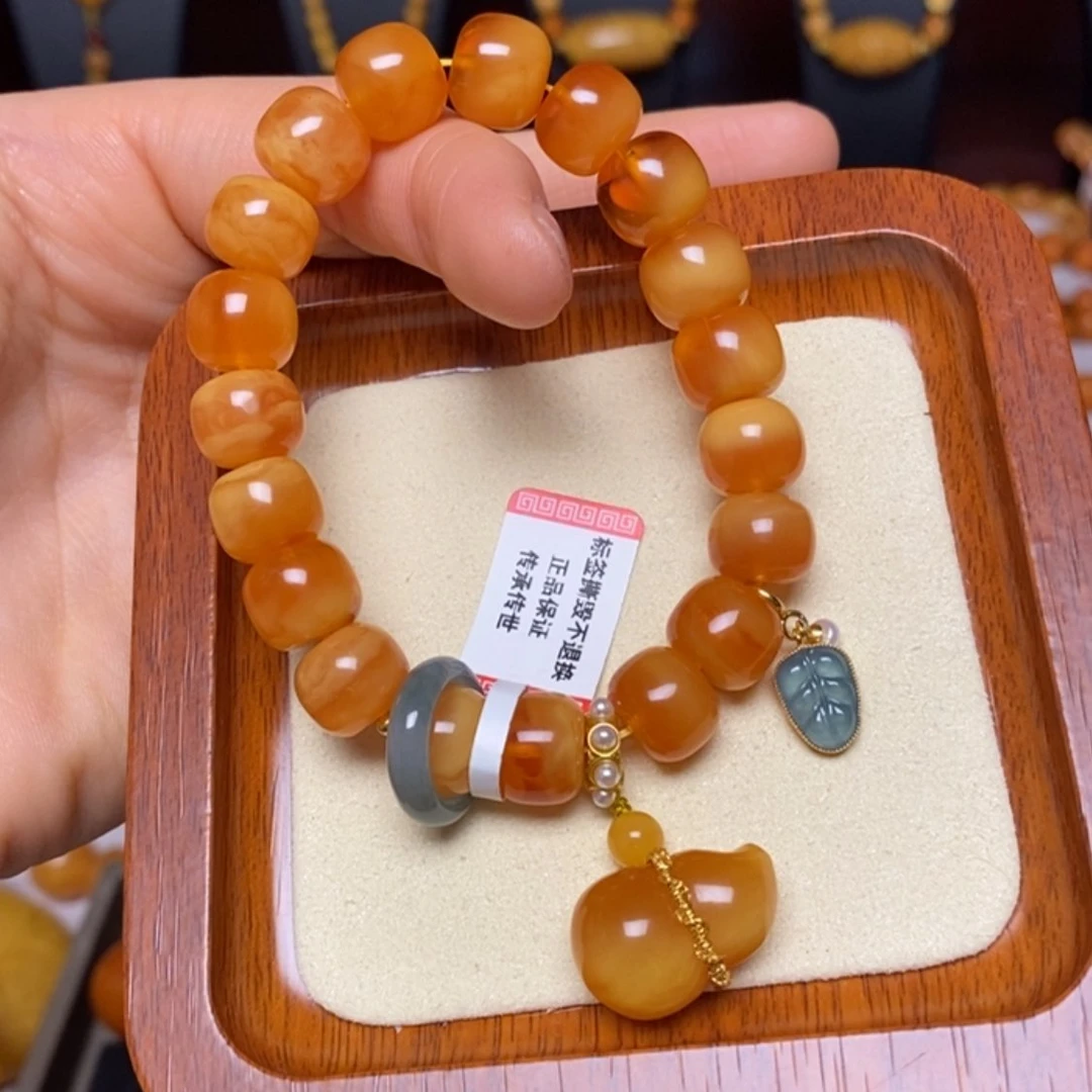 【闪购商品】未镶嵌蜜蜡手链手串