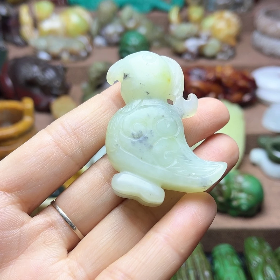 白玉菩提吊坠31。。