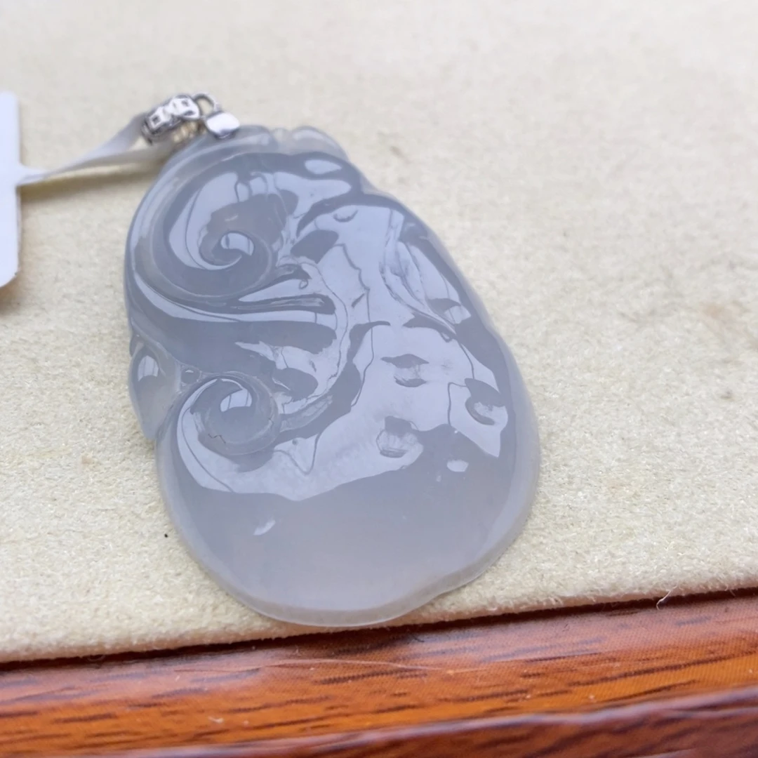 翡翠银S925镶嵌颈饰吊坠21