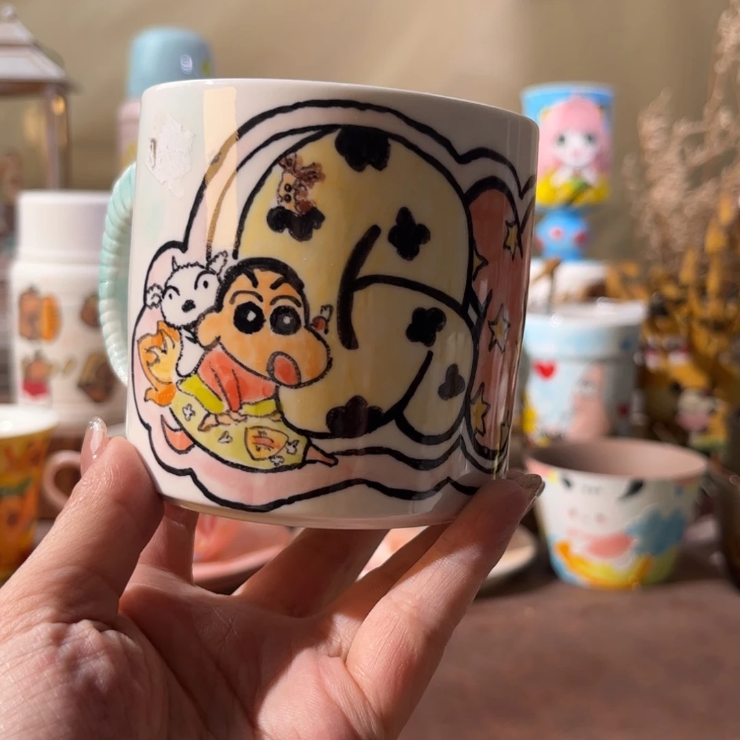 景德镇陶瓷手绘文创水杯