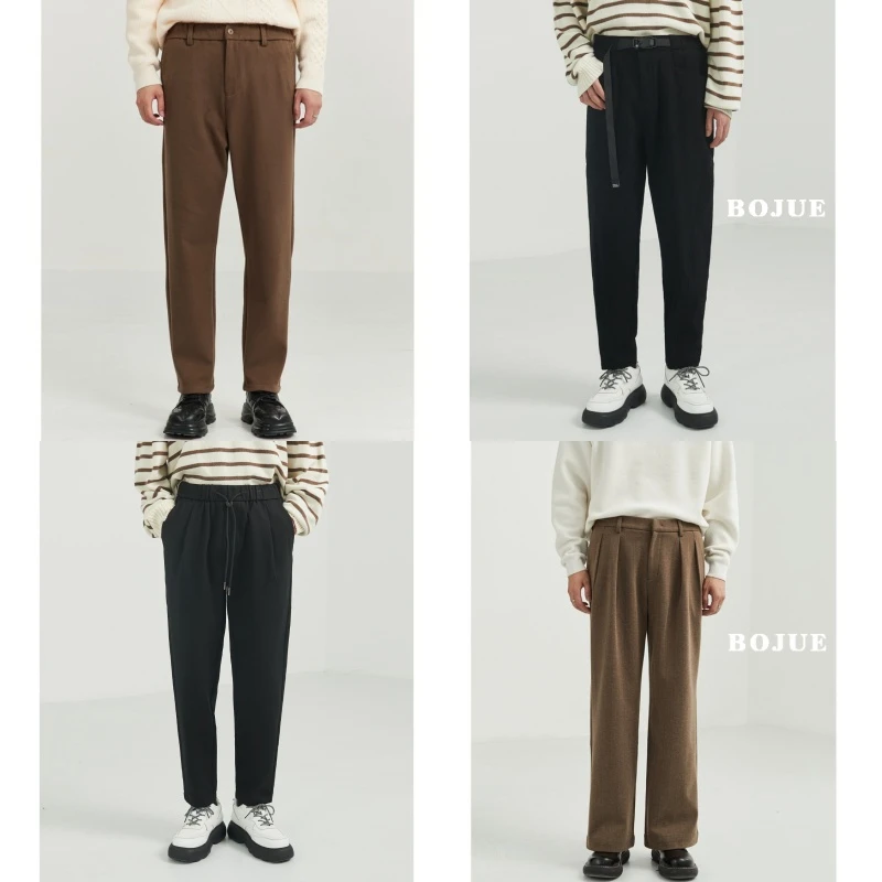 【福利男裤秒杀合集】BJZE男装休闲宽松时尚百搭垂感长裤男F341527