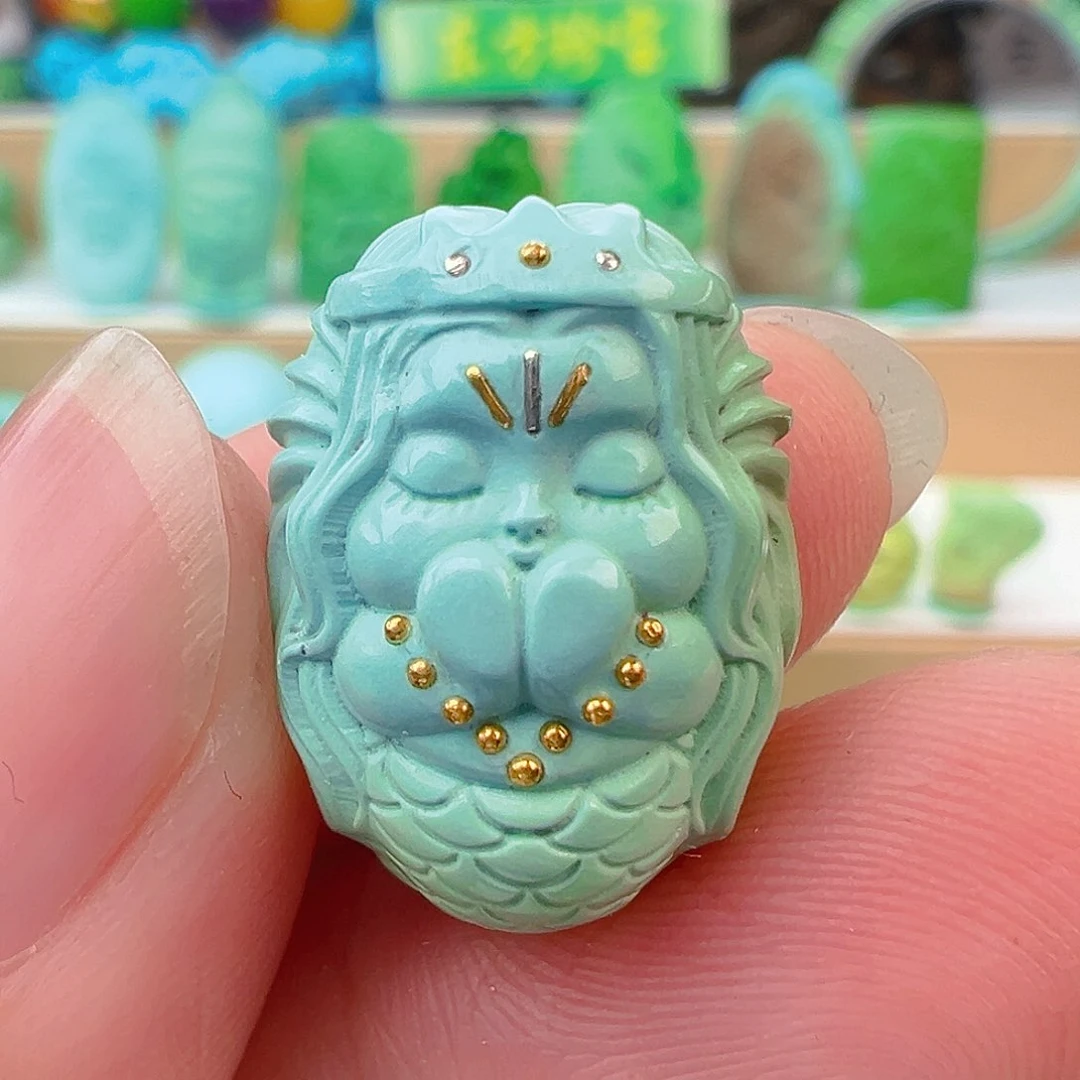 未镶嵌绿松石项链
