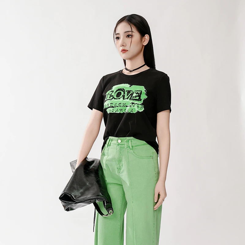 【小北专属】休闲针织短袖T恤842116