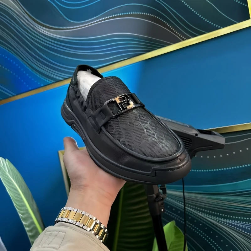 休闲低帮商务一脚蹬豆豆鞋男士休闲鞋舒适软底男款-70389