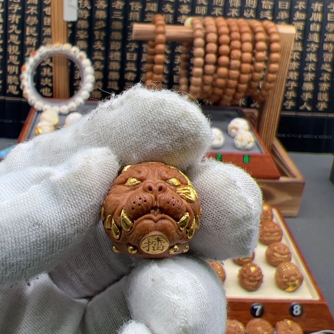 猴头核桃吊坠恶霸