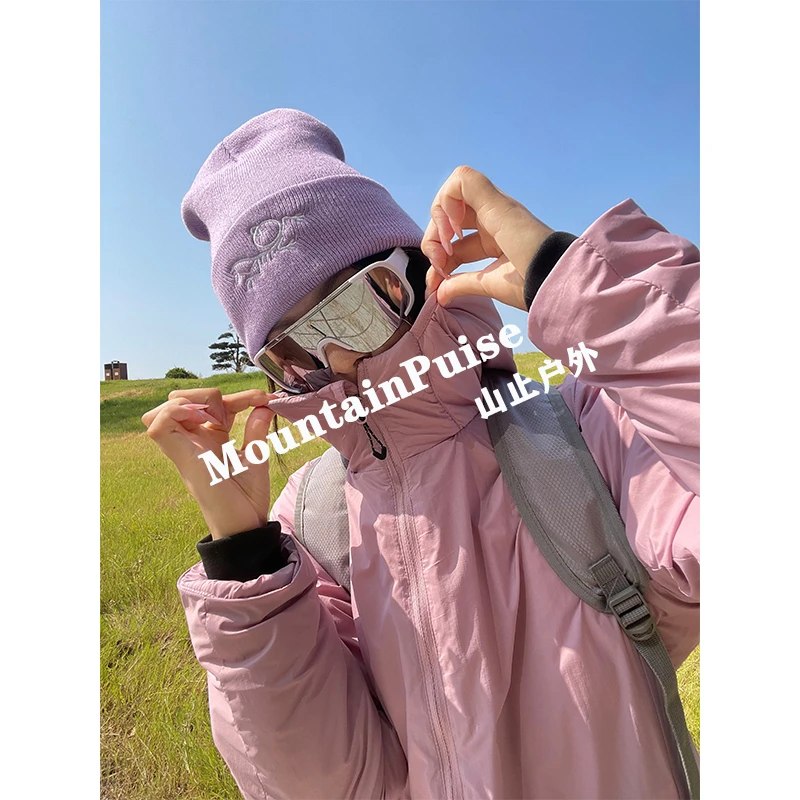 山止户外A童木男女款防水P棉衣气凝胶轻量化动态保暖防寒宇航棉服