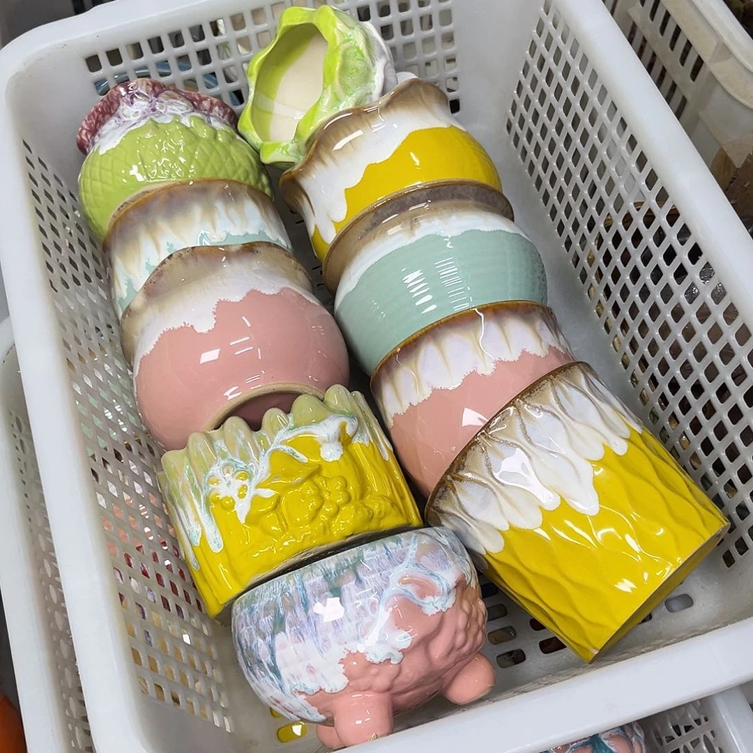 陶瓷花盆特价上新口8-10厘米