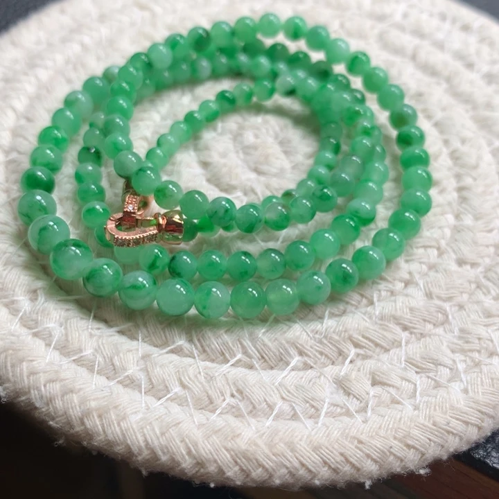 未镶嵌手链翡翠卡3.8～5➕项链