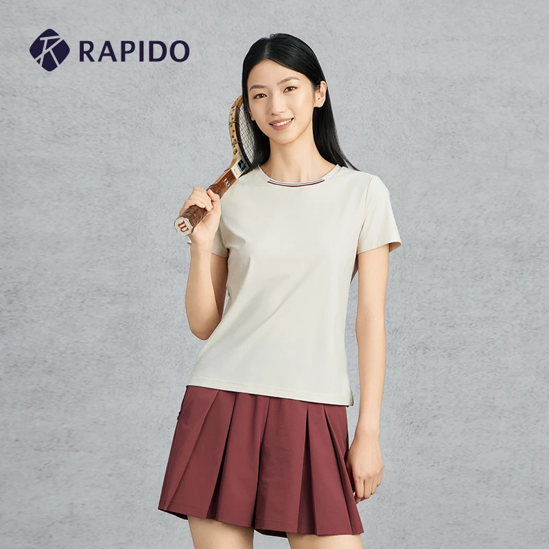 【新品】RAPIDO雳霹道2025春夏女士凉感UPF50+修身轻薄T恤CP5442S09