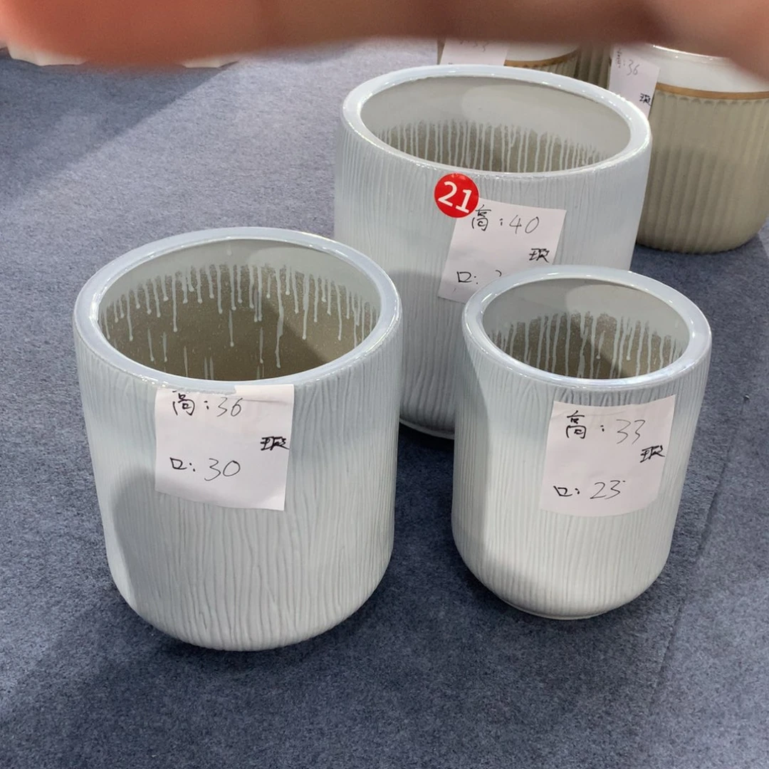 高温陶瓷花盆微瑕