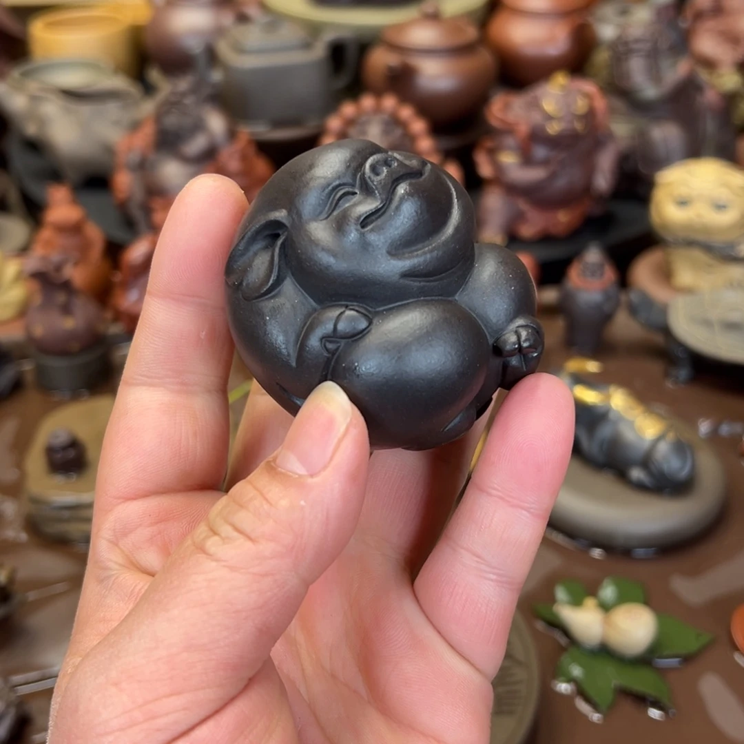 茶宠紫砂紫砂茶宠 微瑕