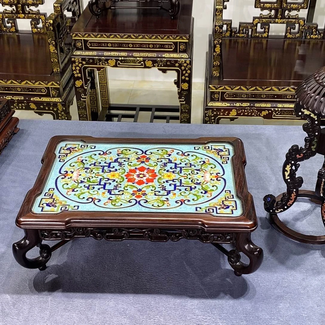 用***9成套家具红酸枝木类底座