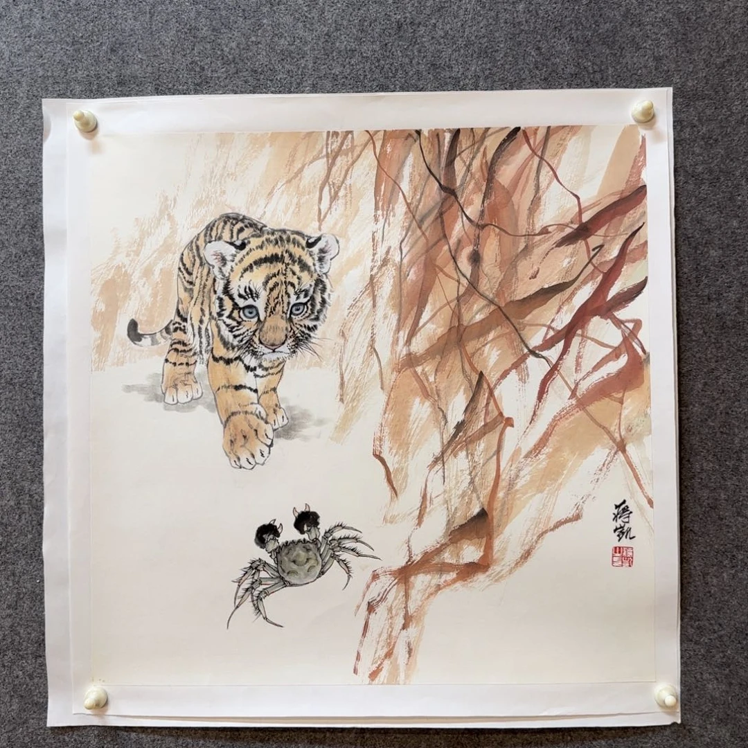 国画蒋凯老师手绘作品