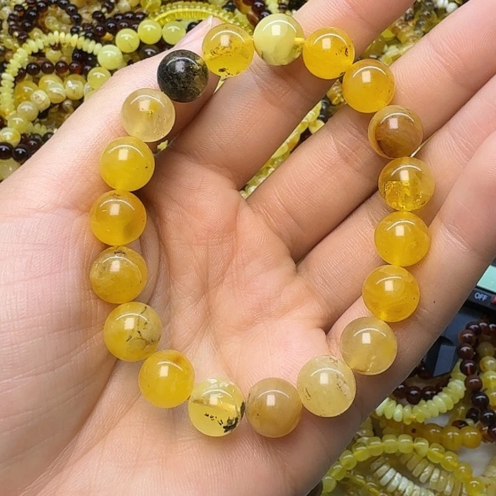 琥珀未镶嵌珠宝奇石