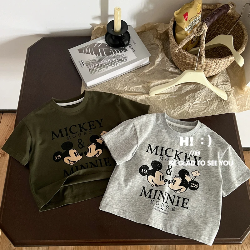 现货【百分百棉】郝叔童品夏季新款潮牌2025网红男童短袖T恤HZ5233