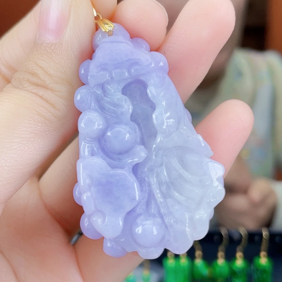 翡翠未镶嵌耳饰饰品