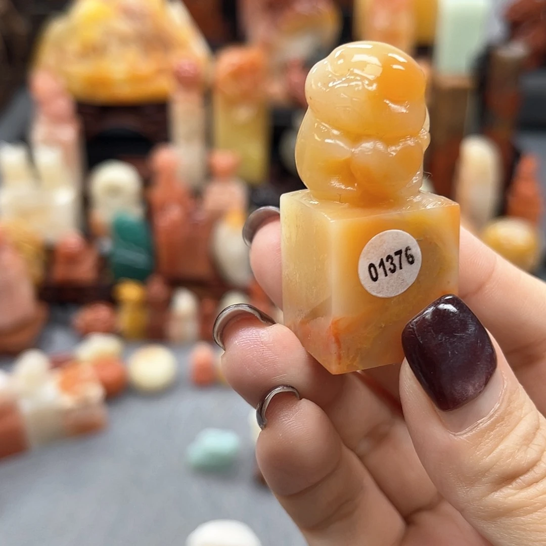 寿山石印石?*兔1376包邮包刻