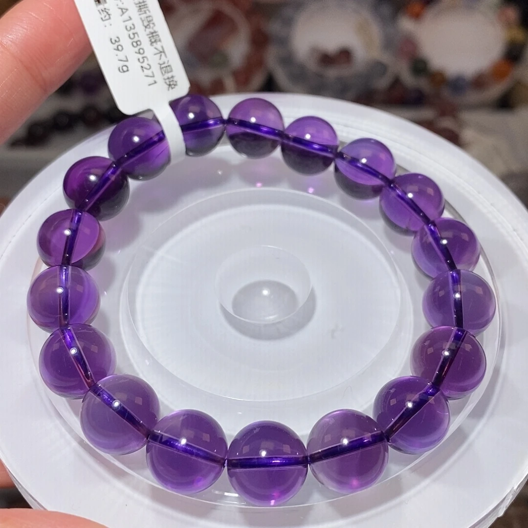 未镶嵌水晶手链F紫水晶11.7