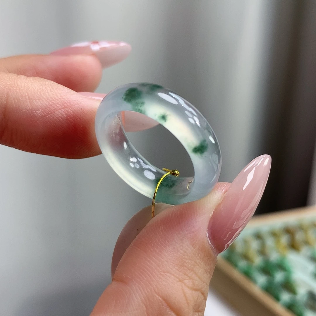 未镶嵌戒指翡翠1415圈