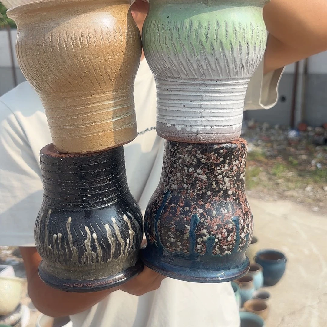 孤品捡漏四个口径12.5高度14.5