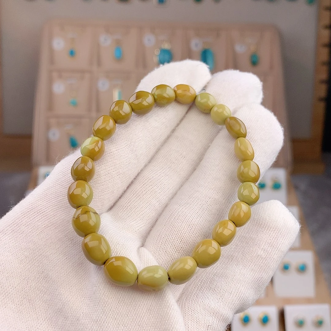 绿松石未镶嵌项链