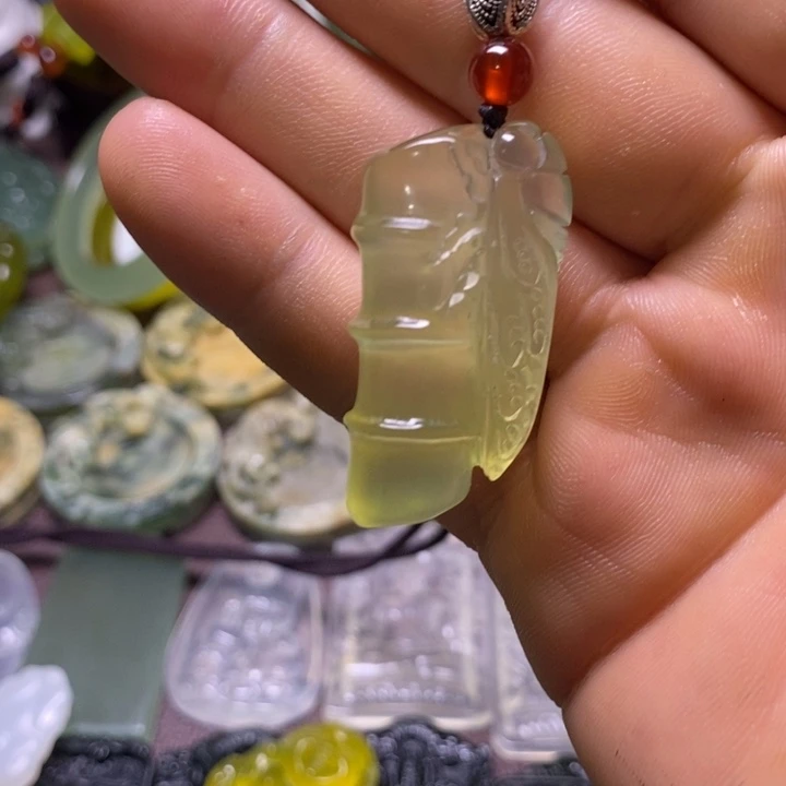 岫玉未镶嵌岫玉颈饰