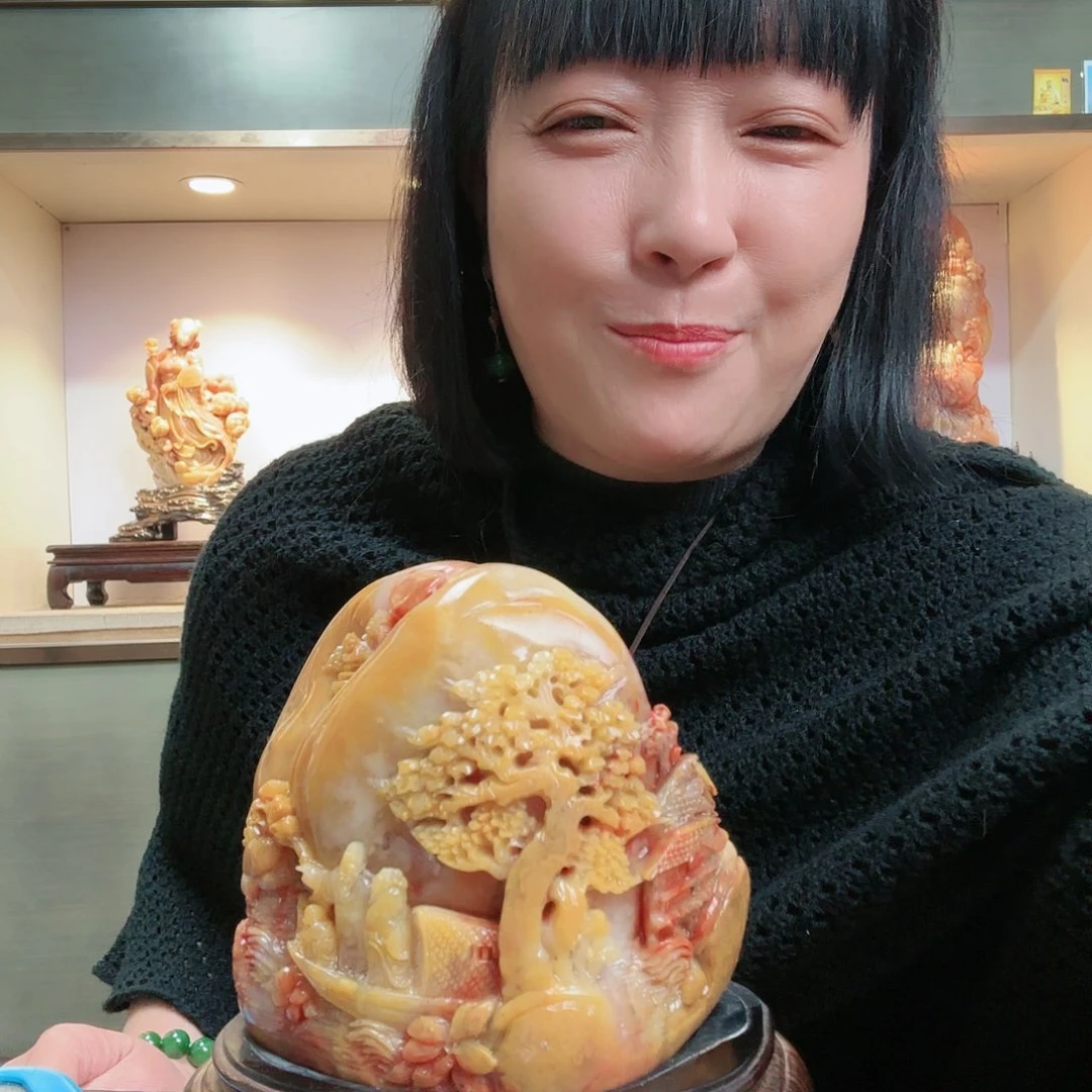 寿山石水*昌化田黄摆件