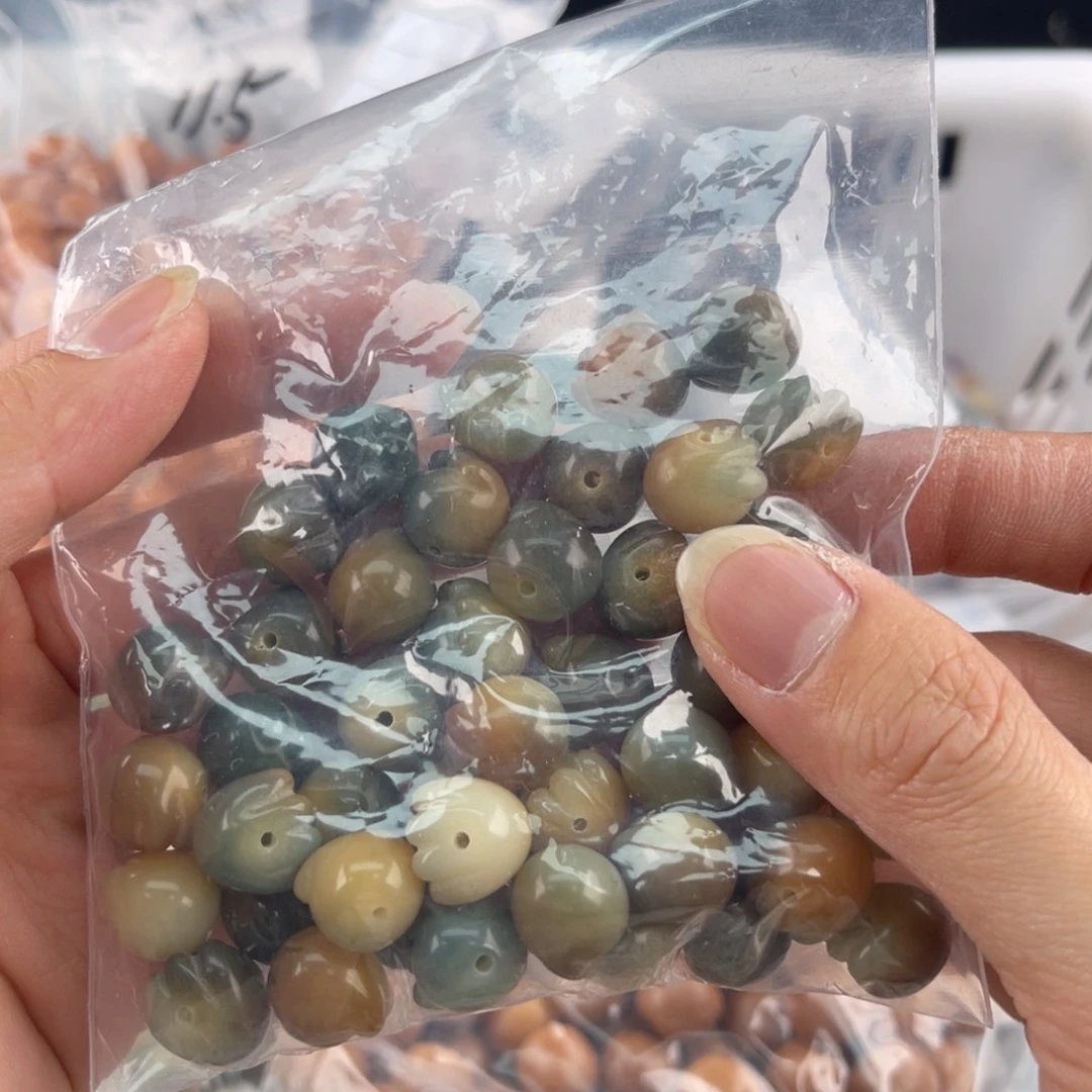 白玉菩提吊坠诡**狐z12mm 20锅底