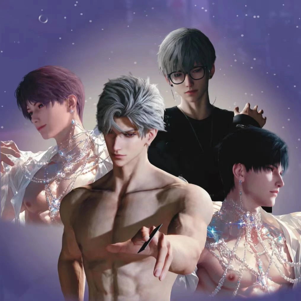 【拆盒】恋与深空同人二创蓝调文创亚克力系列色纸盲盒盲袋（代拆）