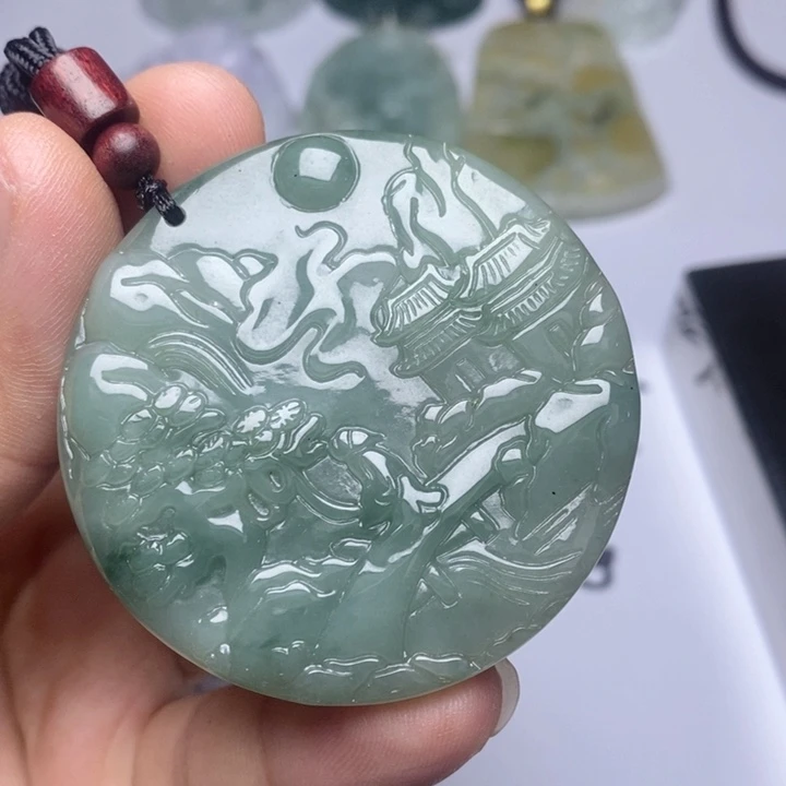 颈饰未镶嵌翡翠翡翠