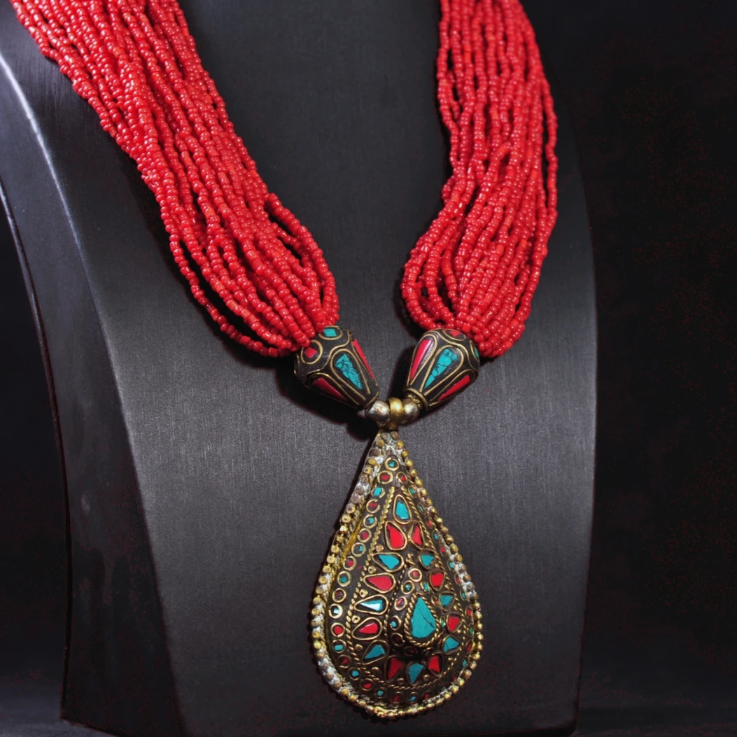 合金琉璃吊坠 【龙老板】悲智双運释迦眼琉璃水滴吊坠A2800040