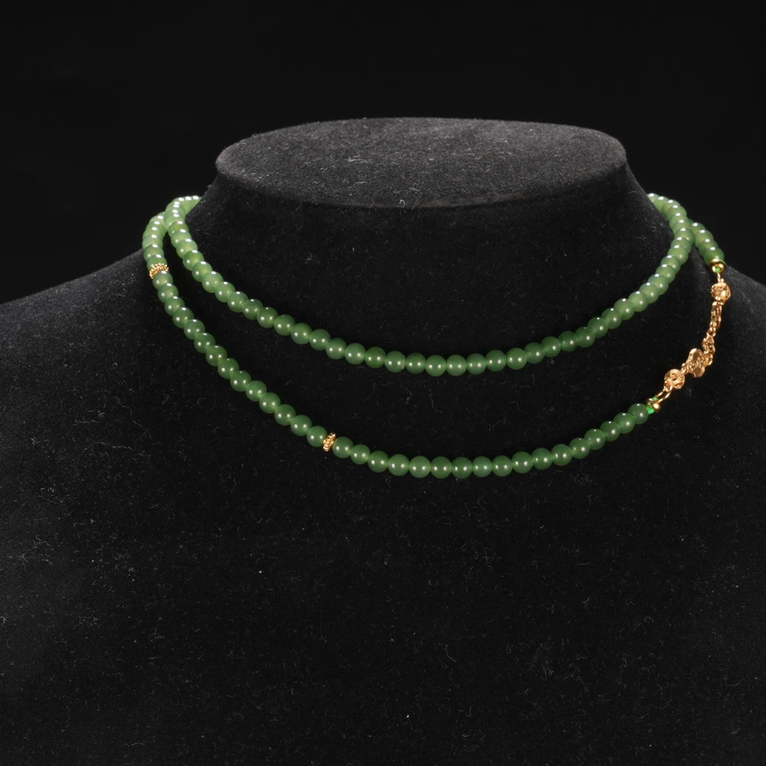 lot27和田玉diy项链/保利拍卖