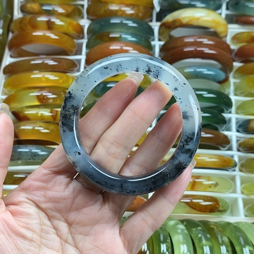 未镶嵌蛇纹石玉手镯54
