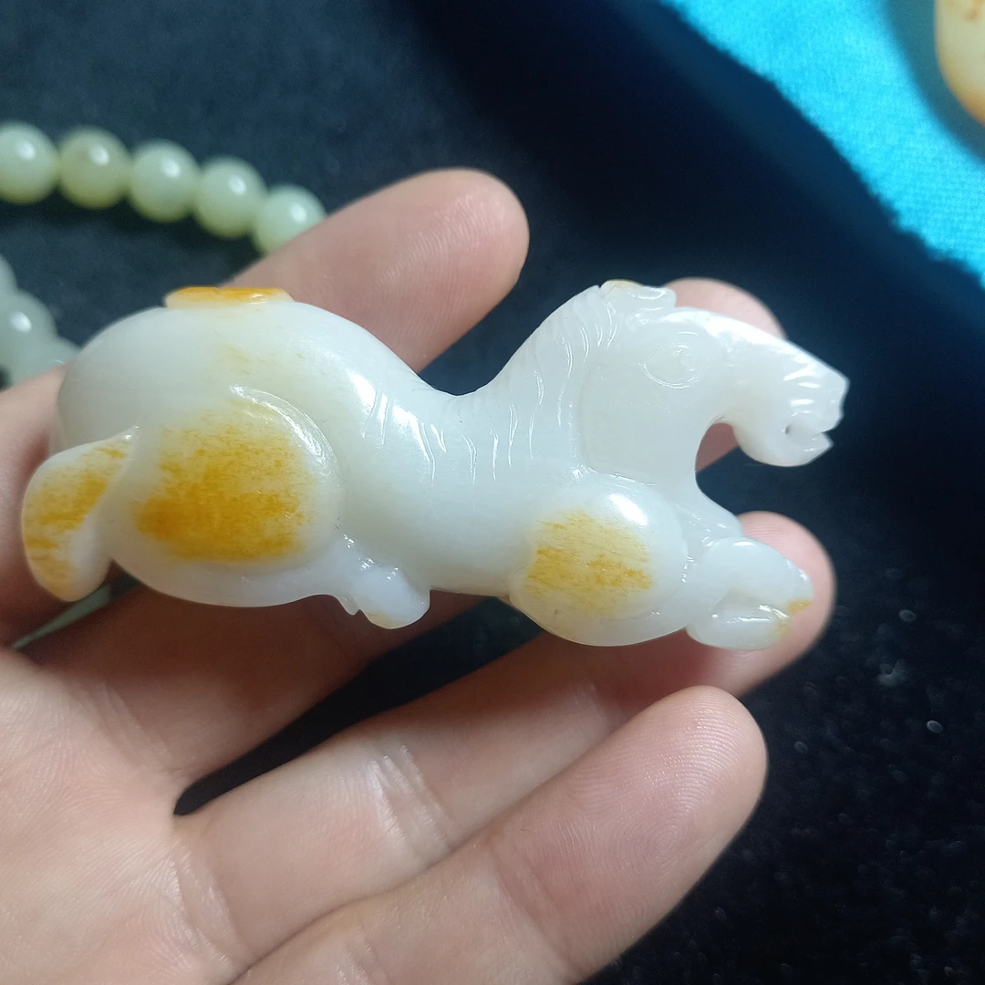 和田玉马上有钱马到成功