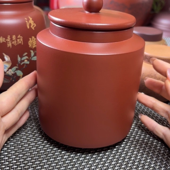 紫砂茶叶罐中高端紫砂茶叶罐