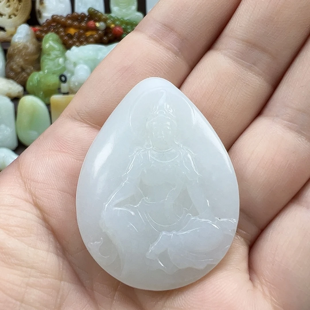 和田玉（糖玉）未镶嵌颈饰