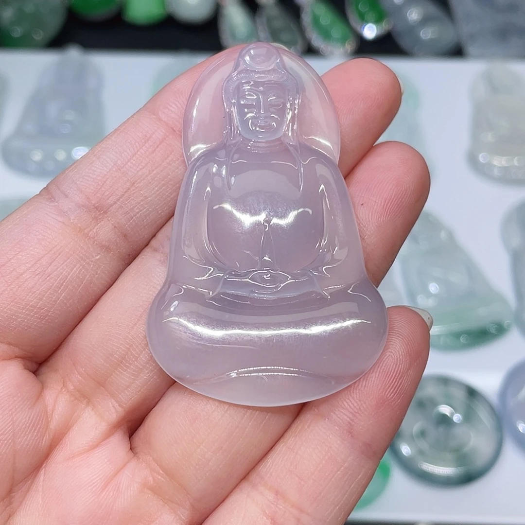 颈饰未镶嵌翡翠素衣