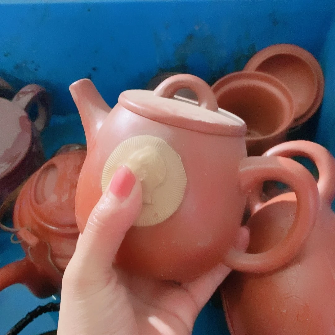 茶壶绿泥宜兴紫砂全手工制作